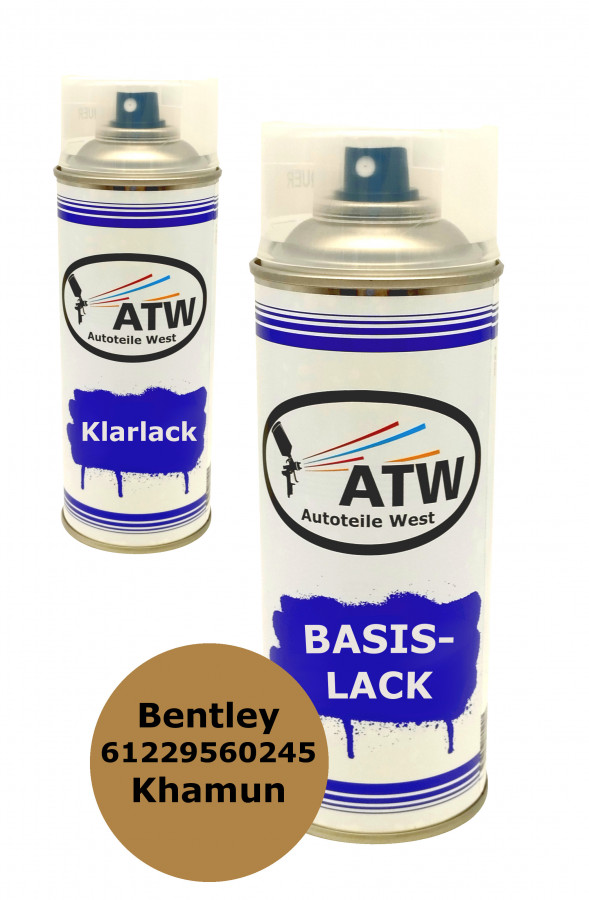 Autolack für Bentley 61229560245 Khamun +400ml Klarlack Set